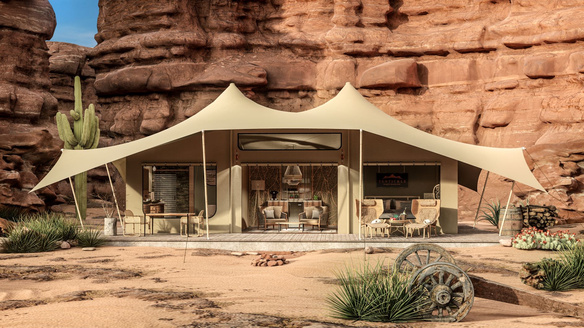 safari style tent